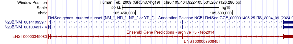 gene isoform structure of LIN28B