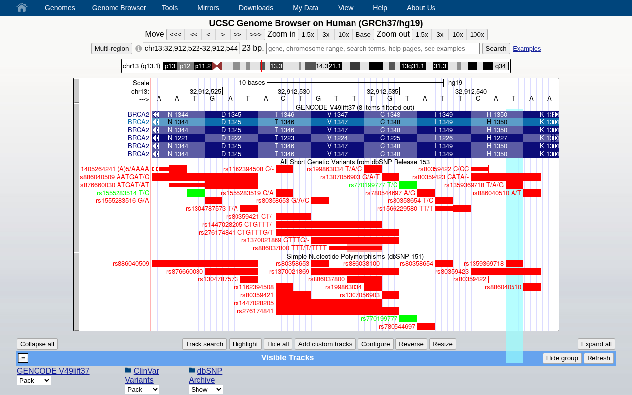 Missense module session at BRCA2